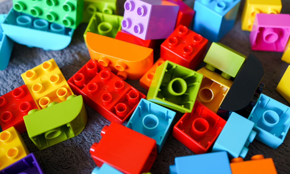 lego en duplo blokken schoonmaken